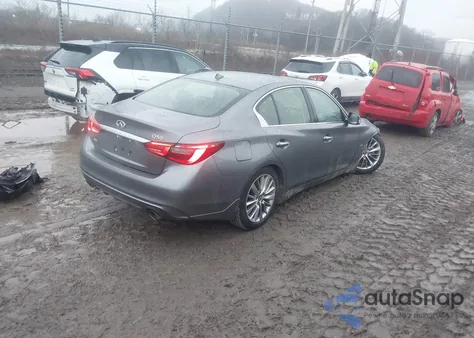 2018 Infiniti Q50 3.0T Luxe из США, поврежденный, VIN JN1EV7AR7JM435253